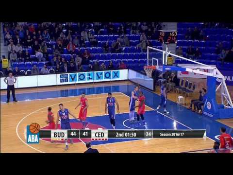 ABA Liga 2016/17 highlights, Round 14: Budućnost VOLI - Cedevita (18.12.2016)