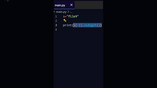 Check if string last char is digit or not #coding  #programming 