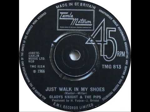 UK New Entry 1972 (124) Gladys Knight & The Pips - Just Walk In My Shoes