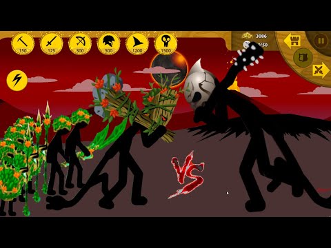 All Leaf Team Vs Final Boss | Stick War Legacy