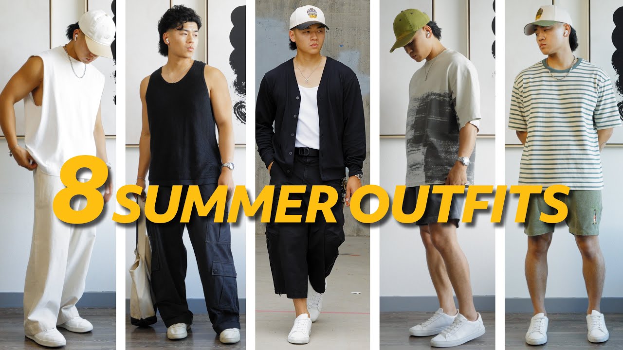 8 SUMMER OUTFIT IDEAS | MEN'S SUMMER LOOKBOOK