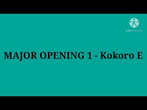Major Opening 1 - Kokoro E with Lyrics