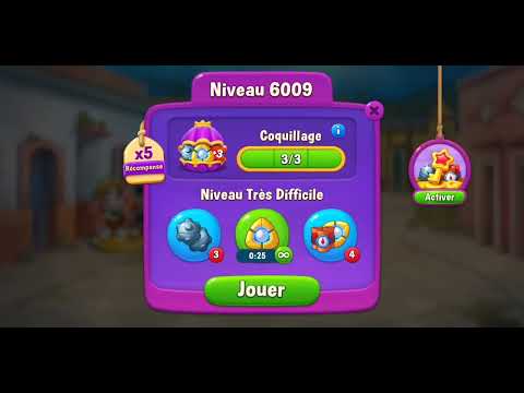 Fishdom level 6001 to 6010 / niveau 6001 au 6010