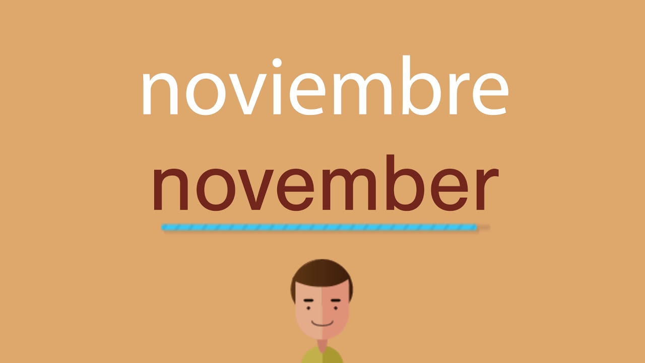 Cómo se dice noviembre en inglés