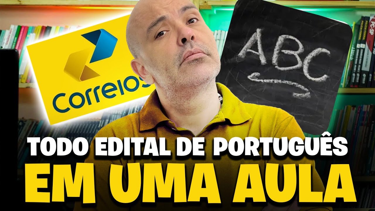 🔥AULA ESPECIAL: RESUMÃO DE PORTUGUÊS CONCURSO CORREIOS 2024