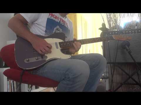 T-Model Burgundy Mist by CSB Guitars, Haussel Vintage TE Pickups