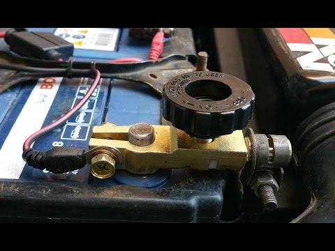 Battery Disconnect Isolator Switch on a Nissan Figaro