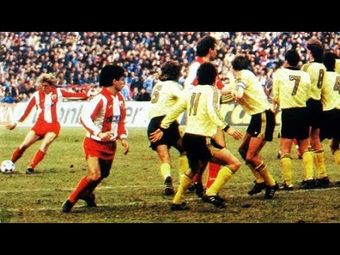 Robert Prosinecki | Evrogol iz slobodnog udarca, Crvena zvezda - Dinamo Dresden (1991)