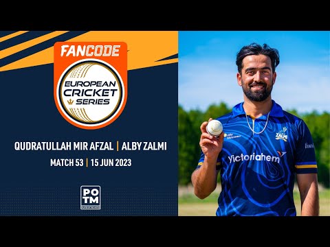POTM: Q.Mir Afzal - ALZ vs HAM | Highlights | FanCode ECS Sweden | 15 June 2023 | ECS23.468