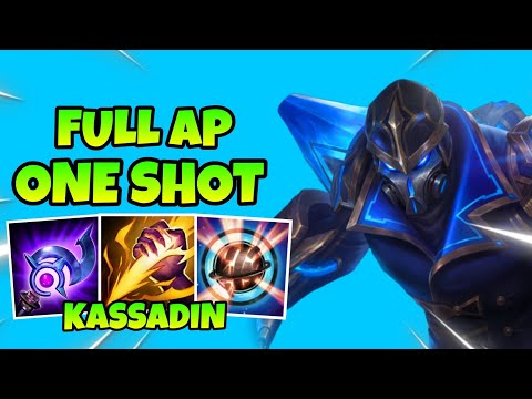 KASSADIN JUNGLE BUILD FULL AP ONE SHOT EVERYONE WILD RIFT !