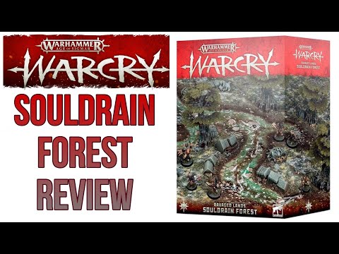 Warcry: Souldrain Forest Review.  Ravaged Lands Terrain Set