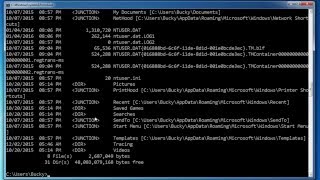 Windows Command Line Tutorial - 2 - Listing Files and Directories