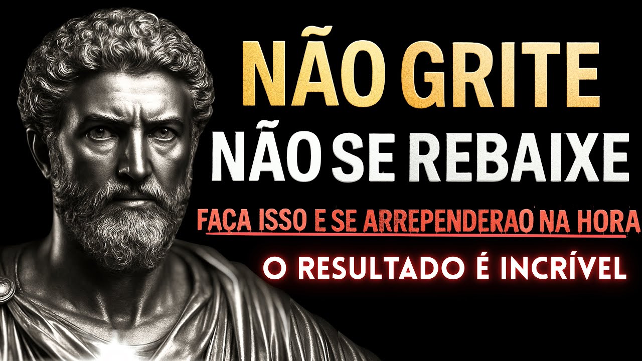 APRENDA COMO REAGIR A QUEM TE FERIU | ESTOICISMO