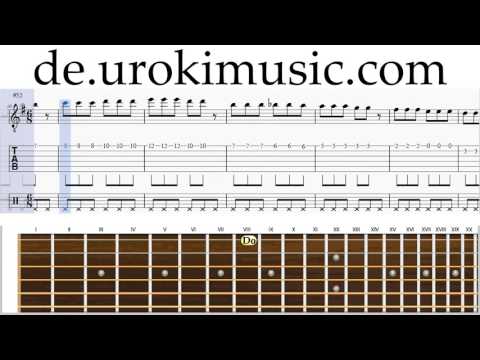 Gitarre Lernen Ariana Grande Dangerous Woman Teil#1 Gitarrenunterricht Noten Schule Lied Lehrer Klas