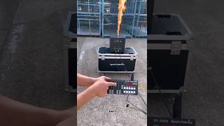 How to Operate a Flame Machine 🔥 #shorts