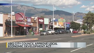 Albuquerque city council approve changes to Local Economic Development Act