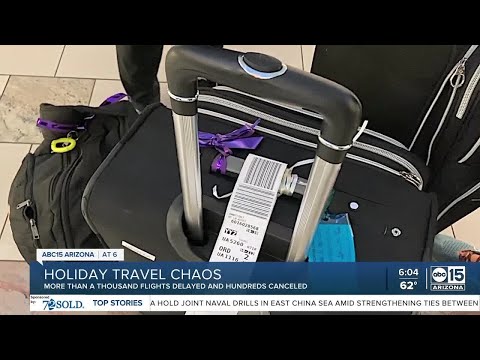 Flights continue to be canceled, delayed due to nationwide winter storms