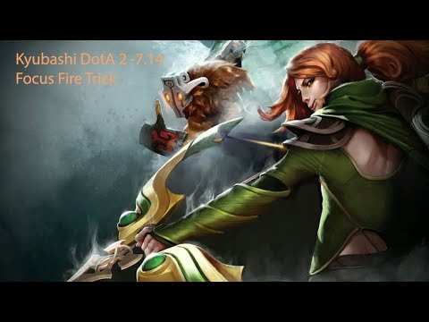 7.14 Windranger Focus Fire Trick