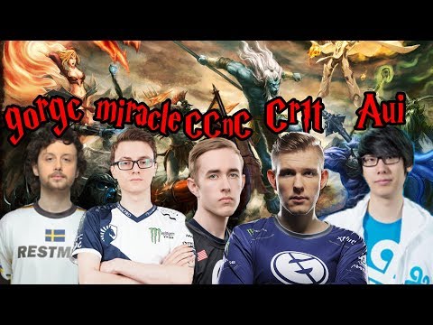 Dota All Stars: Gorgc Miracle CCnC Aui Crit and Others