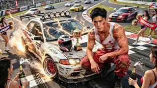 Download lagu Poor driver underestimated, turns out to be a 5-time racing legend! Old car beats multi-million d... mp3