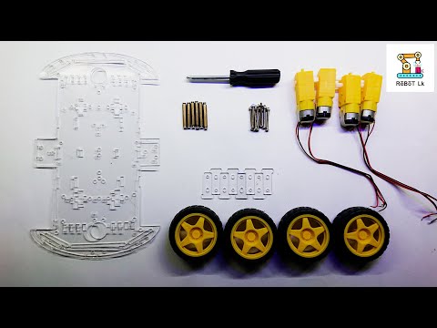 China 4wd smart motor robot car chassis, for assembly