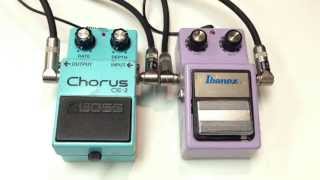 Video thumbnail for Boss CE-2 vs Ibanez CS9 Analog Chorus by shnobel