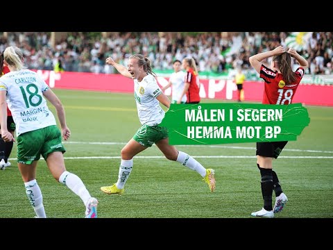 HÖJDPUNKTER | Hammarby 4-1 BP | Bajen upp på andraplats!