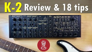 Video thumbnail for BEHRINGER K-2 Tutorial & Review, with 18 patch ideas (that also apply to KORG's MS-20) by loopop