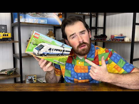 Unboxing, Build, and Review of the Lego Mini High Speed Train 40518