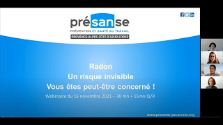 Webinaire Radon, un risque invisible : vous êtes peut-être concerné ! - Ametra06