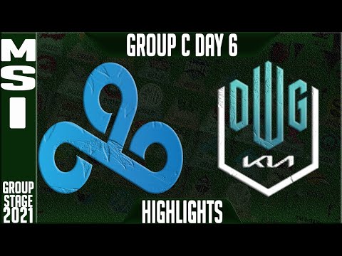 C9 vs DK Highlights | MSI 2021 Day 6 Group C | Cloud9 vs DWG KIA