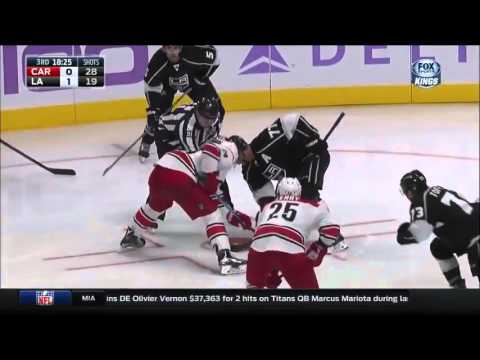 Carolina Hurricanes at Los Angeles Kings 10 23 2015