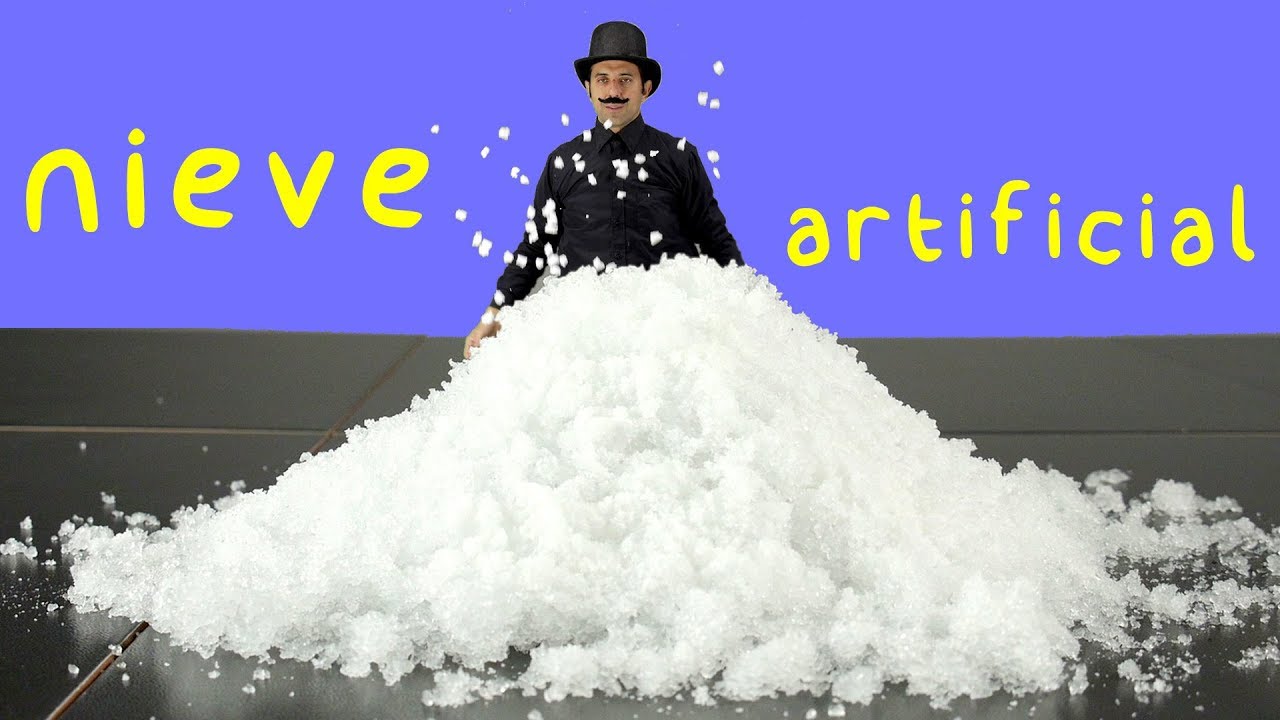 Poliacrilato de Sodio. Nieve Artificial. Experimentos.