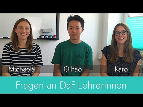 Sind chinesische Deutschlerner ruhiger als südamerikanische? | Qihao interviewt Karo und Michaela