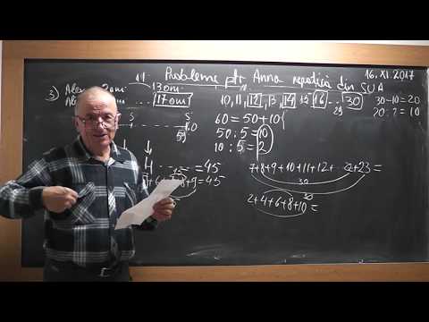 2/2 Lectia 1632 - Clasa 2 - Exercitii si probleme din tema pentru acasa a Annei - nepotica din SUA