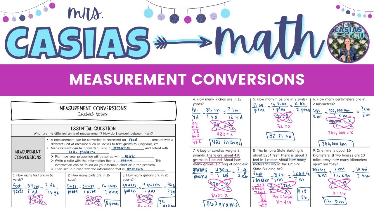 Measurement Conversions | 7th Grade Math Lesson