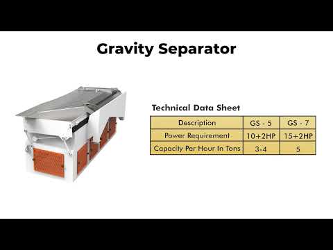 5 Fan SS Gravity Separator