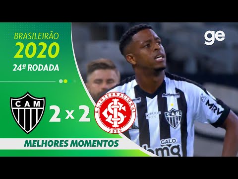 ATLÉTICO-MG 2 X 2 INTERNACIONAL | MELHORES MOMENTOS | 24ª RODADA BRASILEIRÃO 2020 | ge.globo