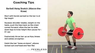 118. Barbell Hang Snatch (Above Knee)