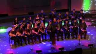 Langley Ukulele Ensemble-2012 Xmas Concert (In the Mood).mov