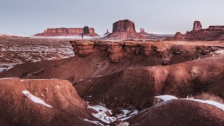 Time lapse at The Monument Valley