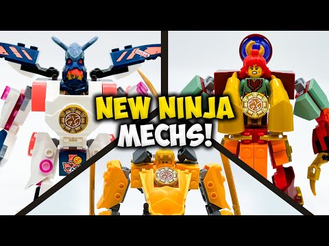 I Built Mechs for the NEW Ninjago Ninja!