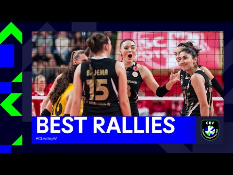 Best Rallies from the Women's Champions League Season So Far