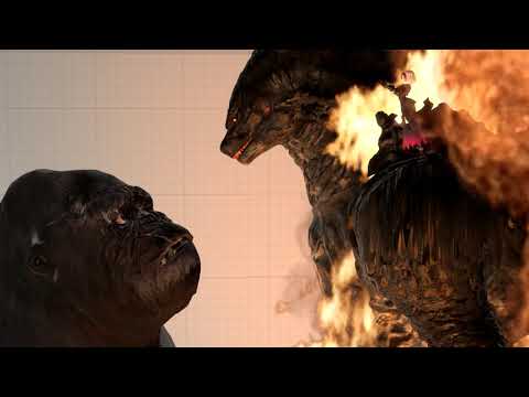 [SFM] Godzilla 2019 and T-Rex and King Kong!