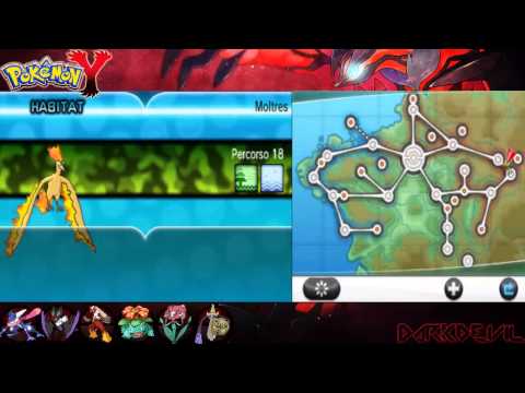 Walkthrough Pokemon Y | ITA | #73 |Articuno/Zapdos/Moltres , gli uccelli leggendari!