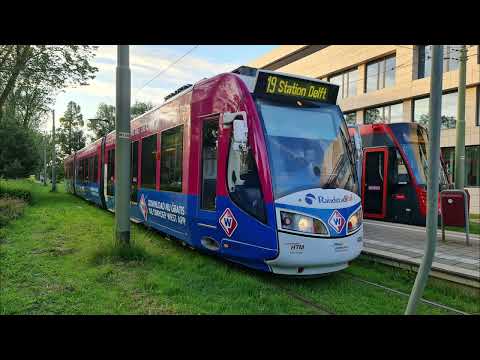 HTM tramlijn 19: Leidschendam Leidsenhage - Delft Station v.v. | HTM 4036 | 2022