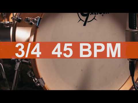 🔴 45 BPM 3/4 Kick Drum Metronome
