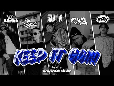UMAR BETBIT, NACA, IV4N, QAHLA, M2Y - KEEP IT GOIN (OFFICIAL VIDEO LYRIC) | BANGKA HIPHOP