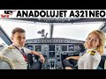 Airbus A321neo Cockpit Anadolujet By Turkish Airlines To Antalya Paris