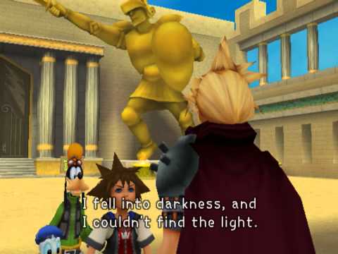 Kingdom Hearts, English cutscene: 64 - Cloud's Darkness - HD 720p